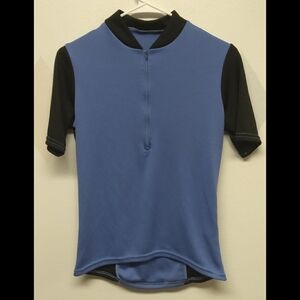 Nashbar cycling top jersey with zip neck size M